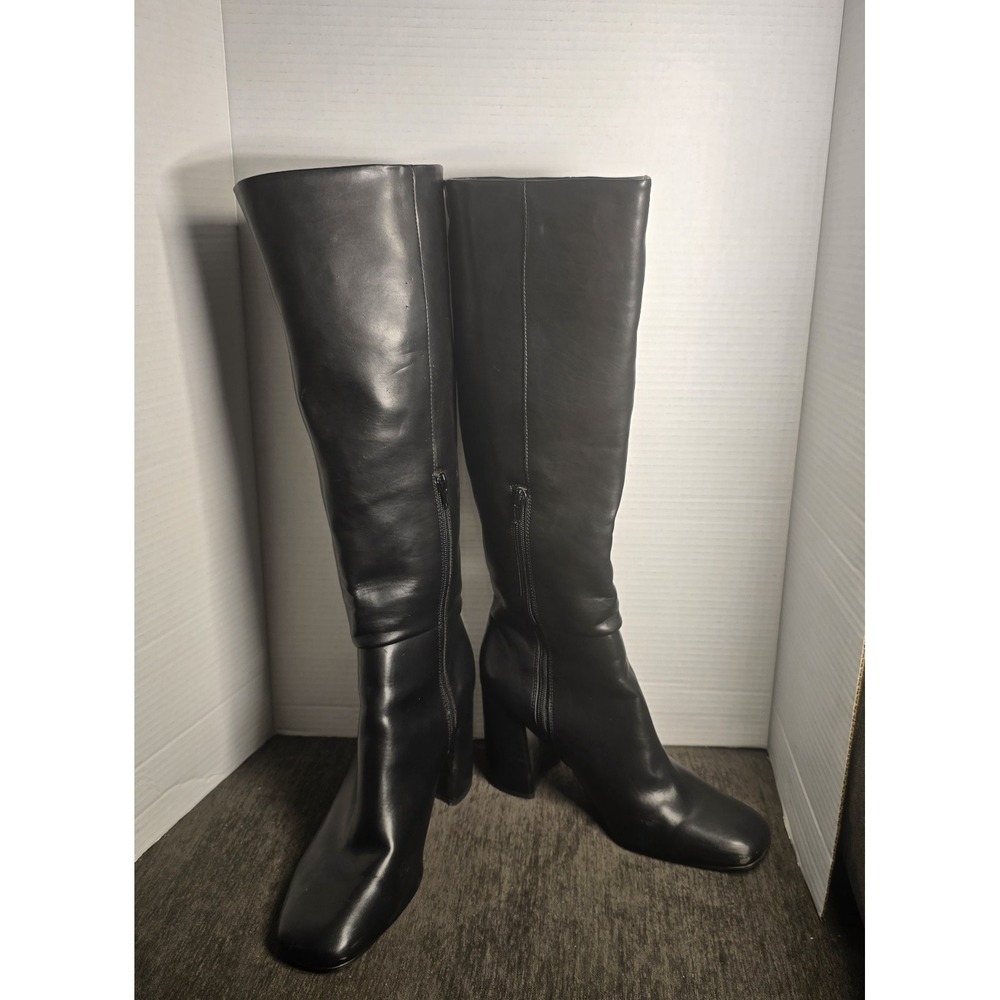 Madden Girl Women's William‎ Knee High Boot Size 11M Black
